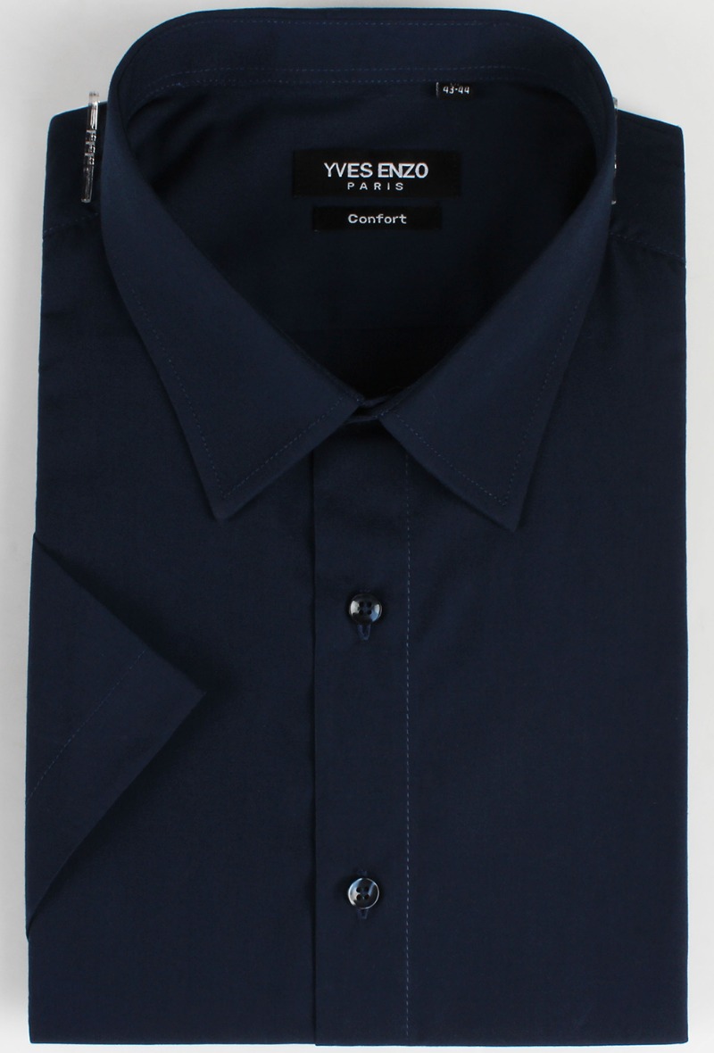 chemisette-grande-taille bleu marine