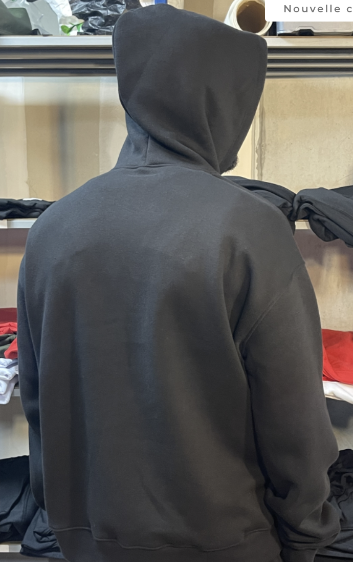 Sweat capuche essentiel noir