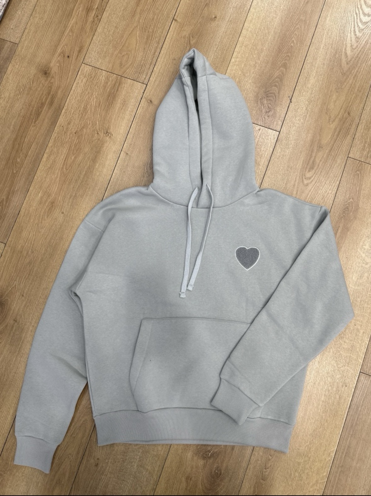 Sweat capuche essentiel gris
