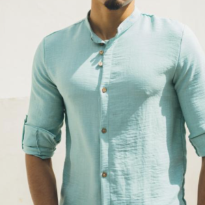 chemise effet lin
