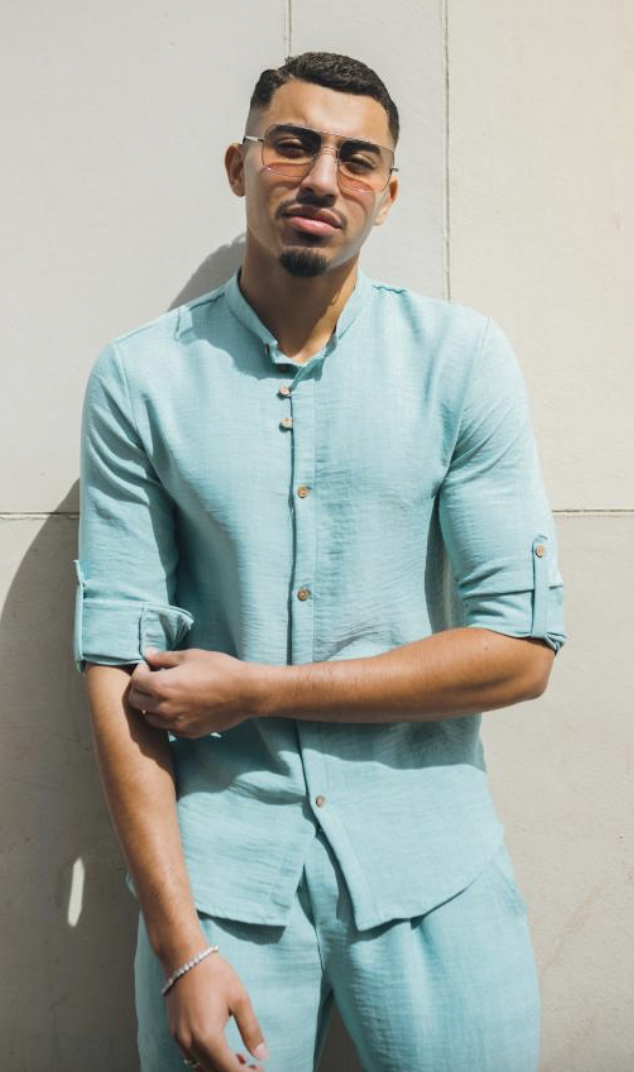 chemise effet lin