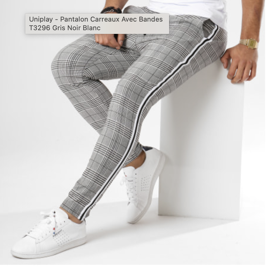 Pantalon carreaux
