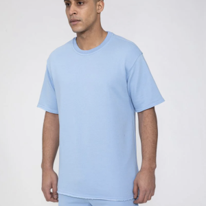 T-shirt uni basic bleu ciel
