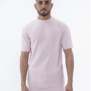 T-shirt plissé uni oversize