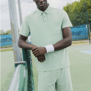 Ensemble short polo vert