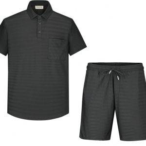 Ensemble Short polo noir